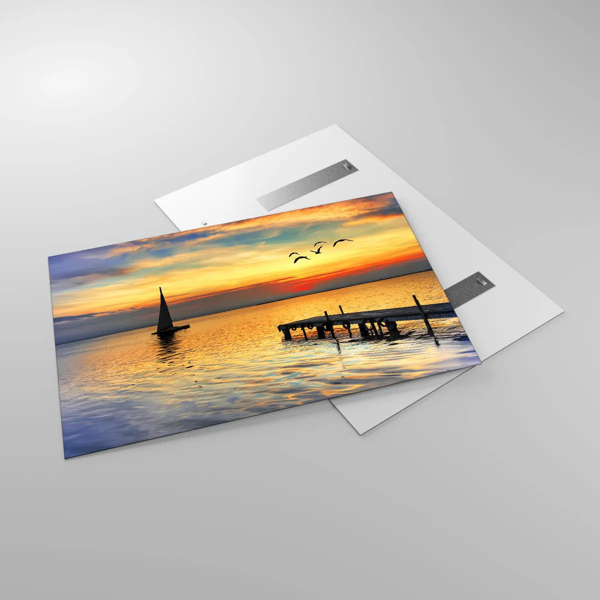 Glass picture - Evening Returns - 120x80 cm