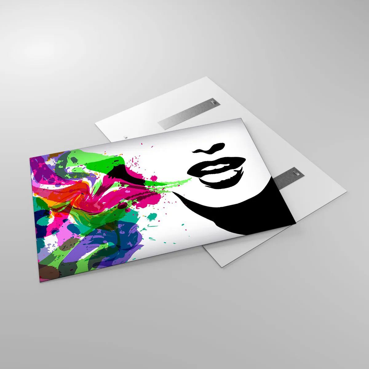 Glass picture - Tale in Colours of a Rainbow - 120x80 cm