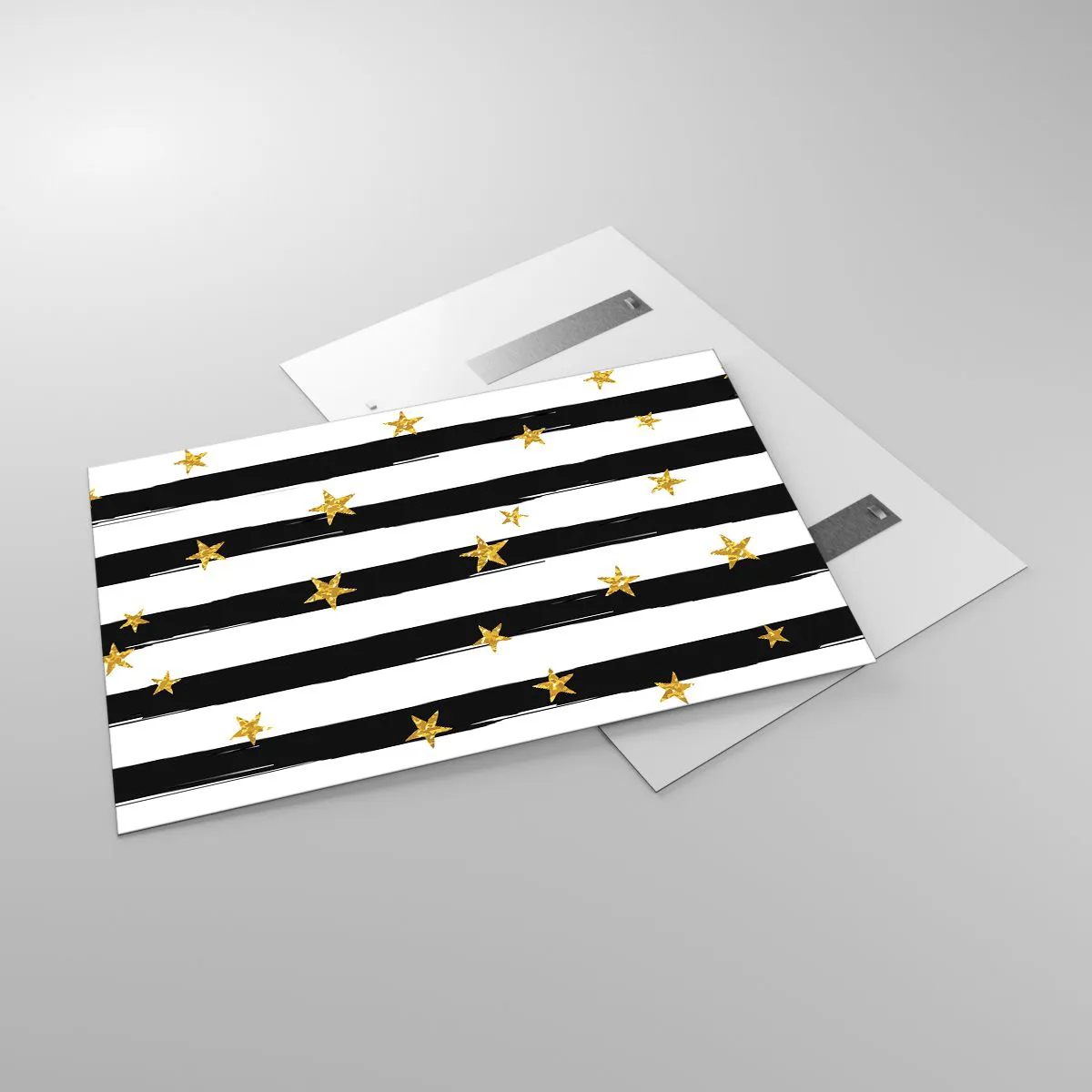 Schilderen op glas - We zijn allemaal geboren onder een gelukkige ster - 120x80 cm