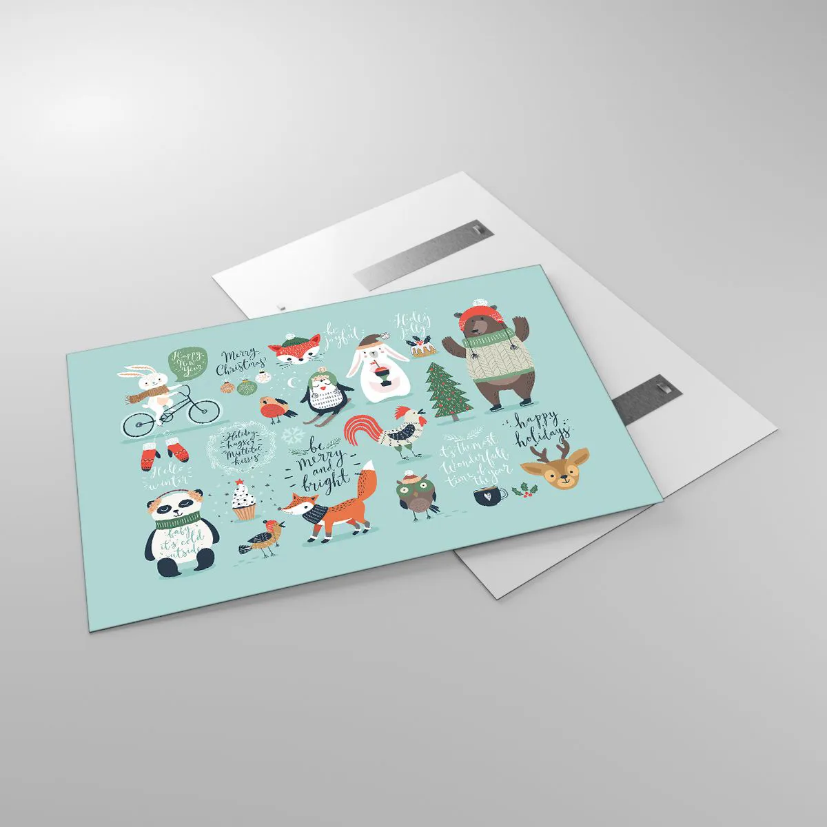 Glass picture - Let Christmas Last Forever! - 120x80 cm