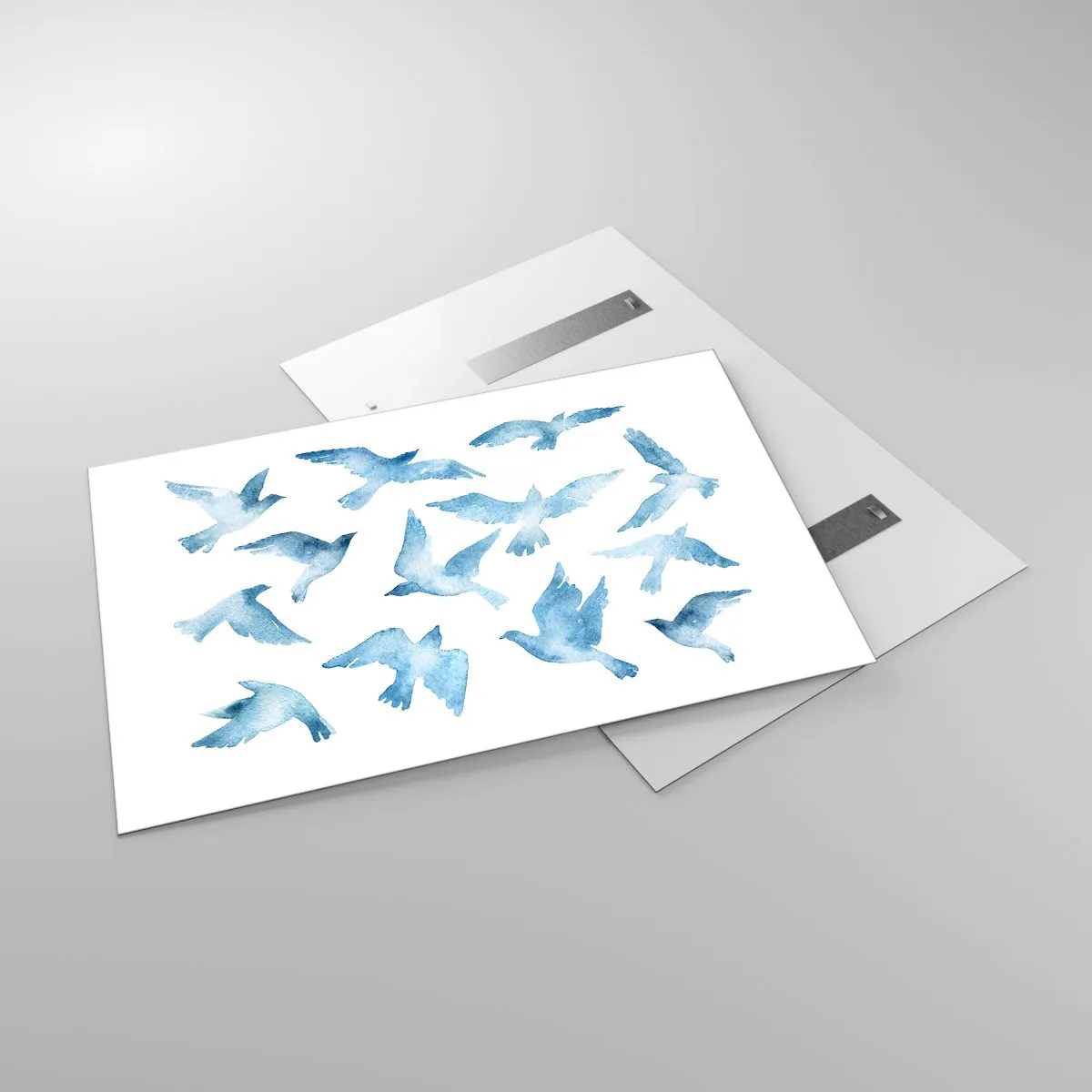 Obraz na skle - Nebeští ptáci - 120x80 cm