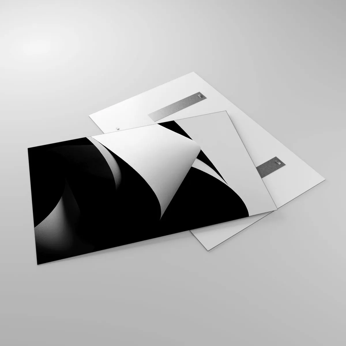 Tablou pe sticlă - Planuri de lumină din adâncurile umbrelor - 120x80 cm