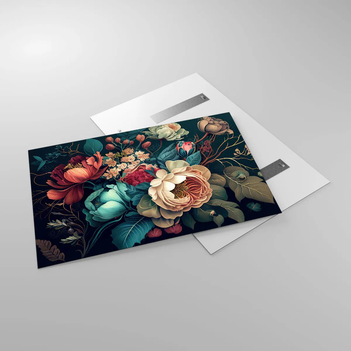 Obraz na skle - Půvab 19. století - 120x80 cm