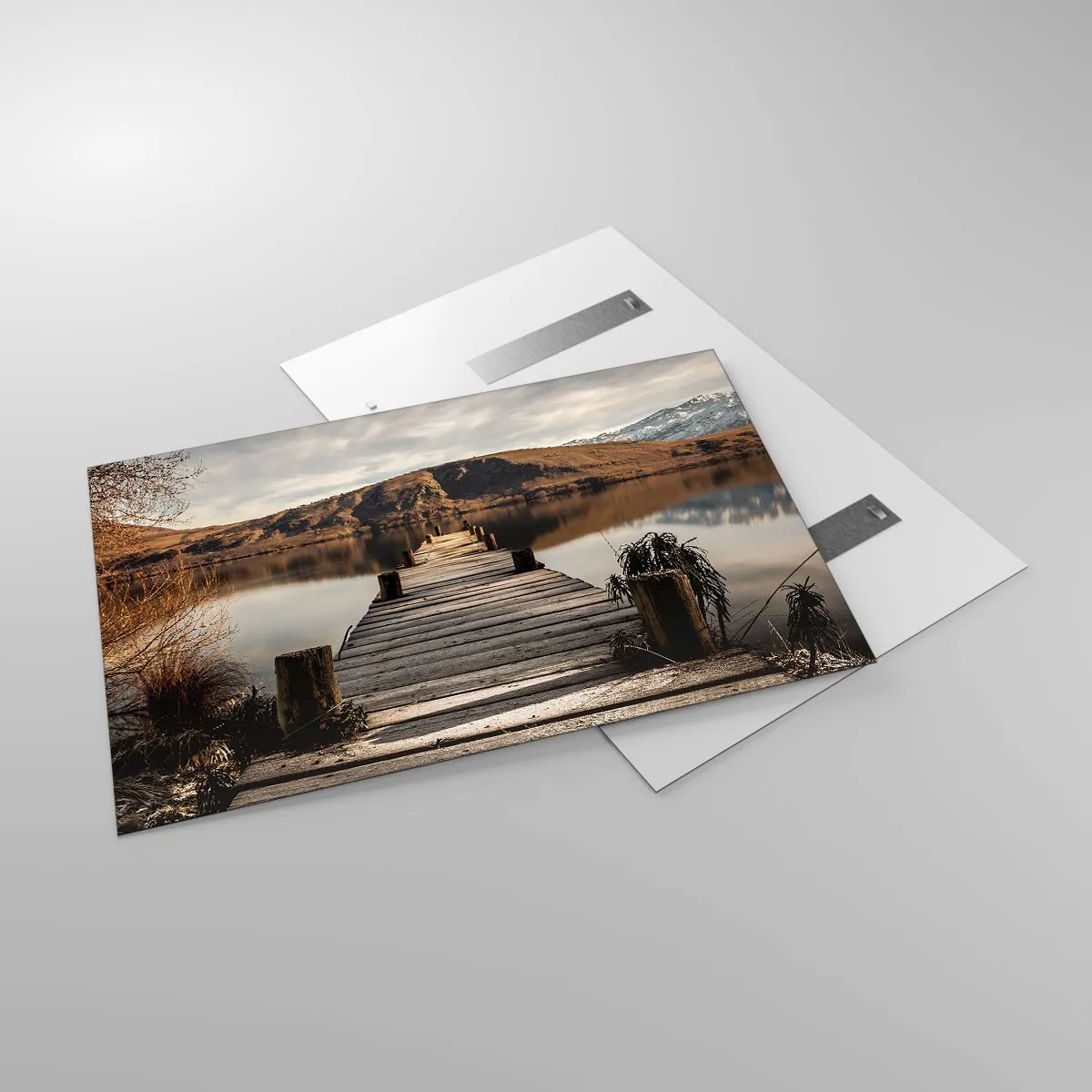 Üveg kép - Táj a csendben - 120x80 cm