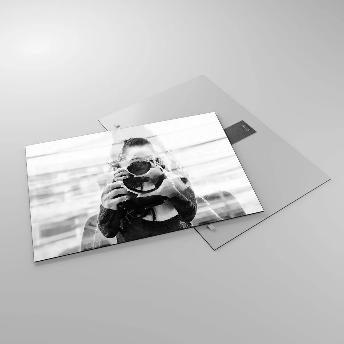 Quadro em vidro - O criador e seu material - 70x50cm - Criador e material - Decoração de parede moderna para a sala de estar e quarto ARTTOR