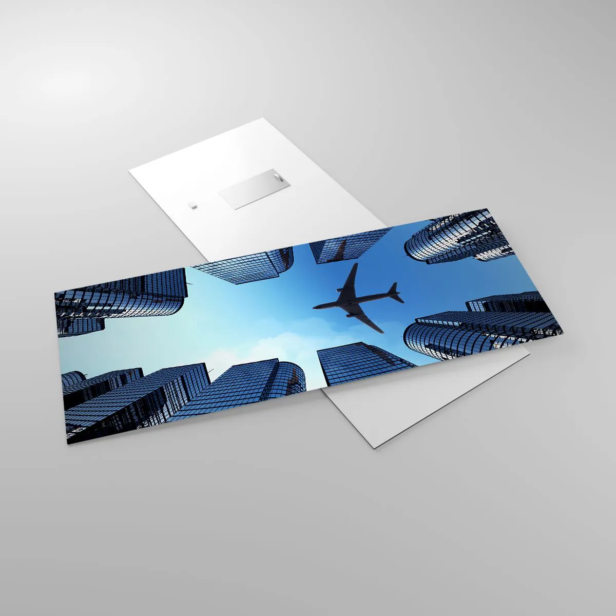 Impression sur verre - Image sur verre - La vue depuis le ravin de verre - 100x40 cm