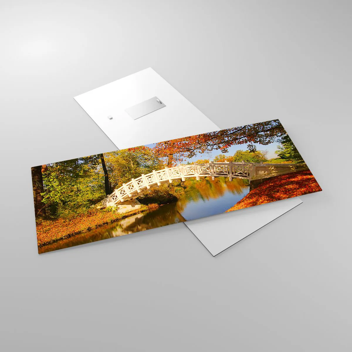 Impression sur verre - Image sur verre - Sur le pont blanc des soupirs - 100x40 cm