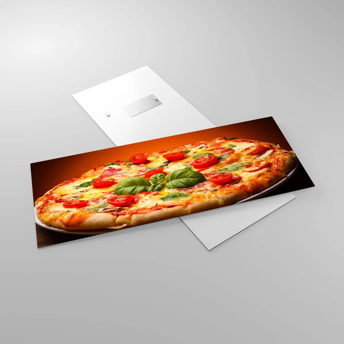 Quadro em vidro - Mamma mia! - 100x40 cm