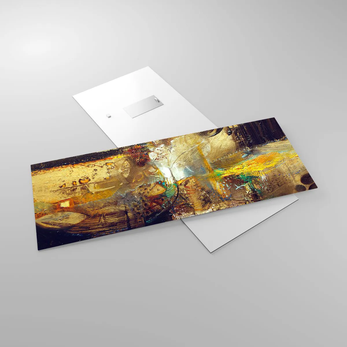 Glasbild - Bild auf glas - Kalt, wärmer, heiß - 100x40 cm