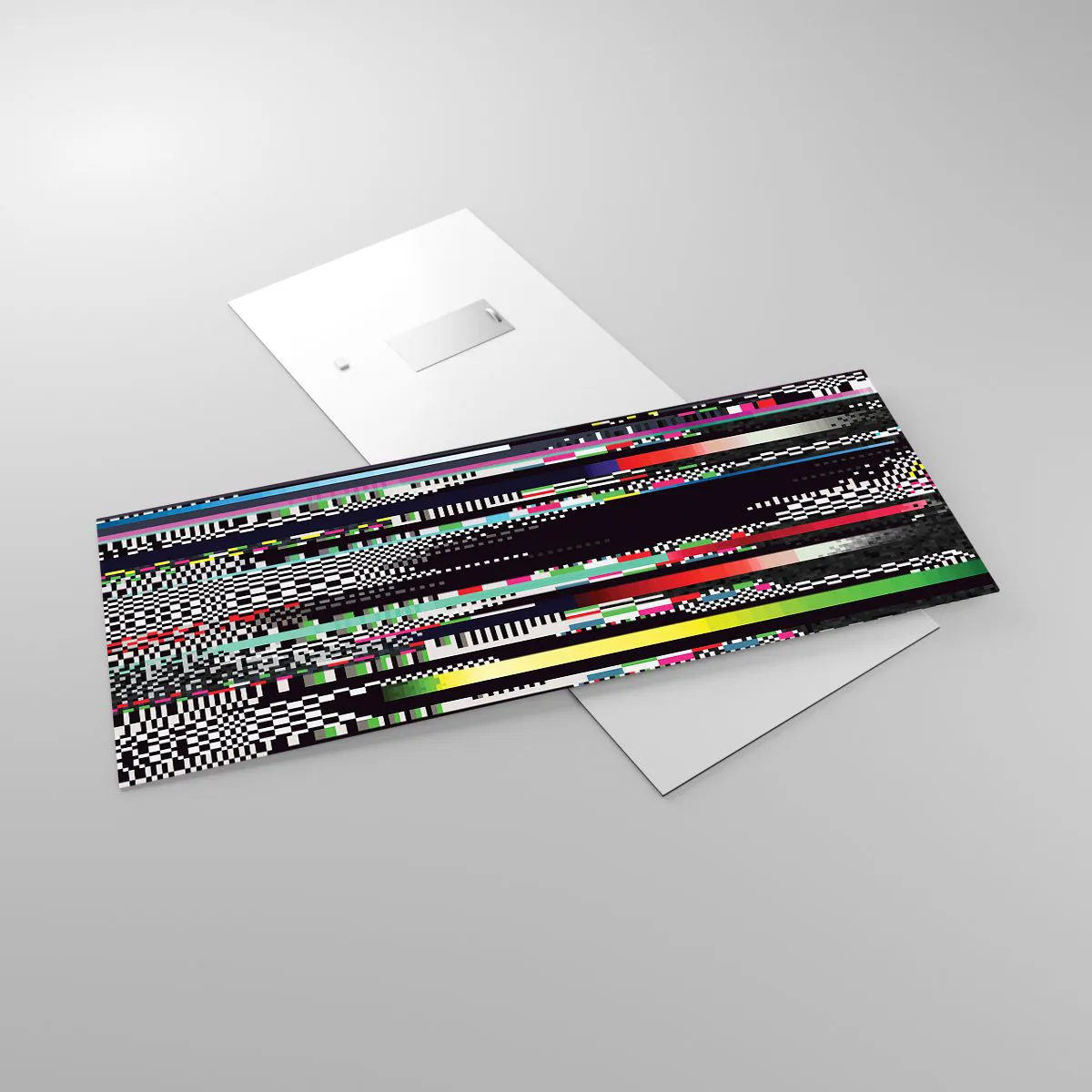 Tablou pe sticlă - Imaginea controlată a realității - 100x40 cm