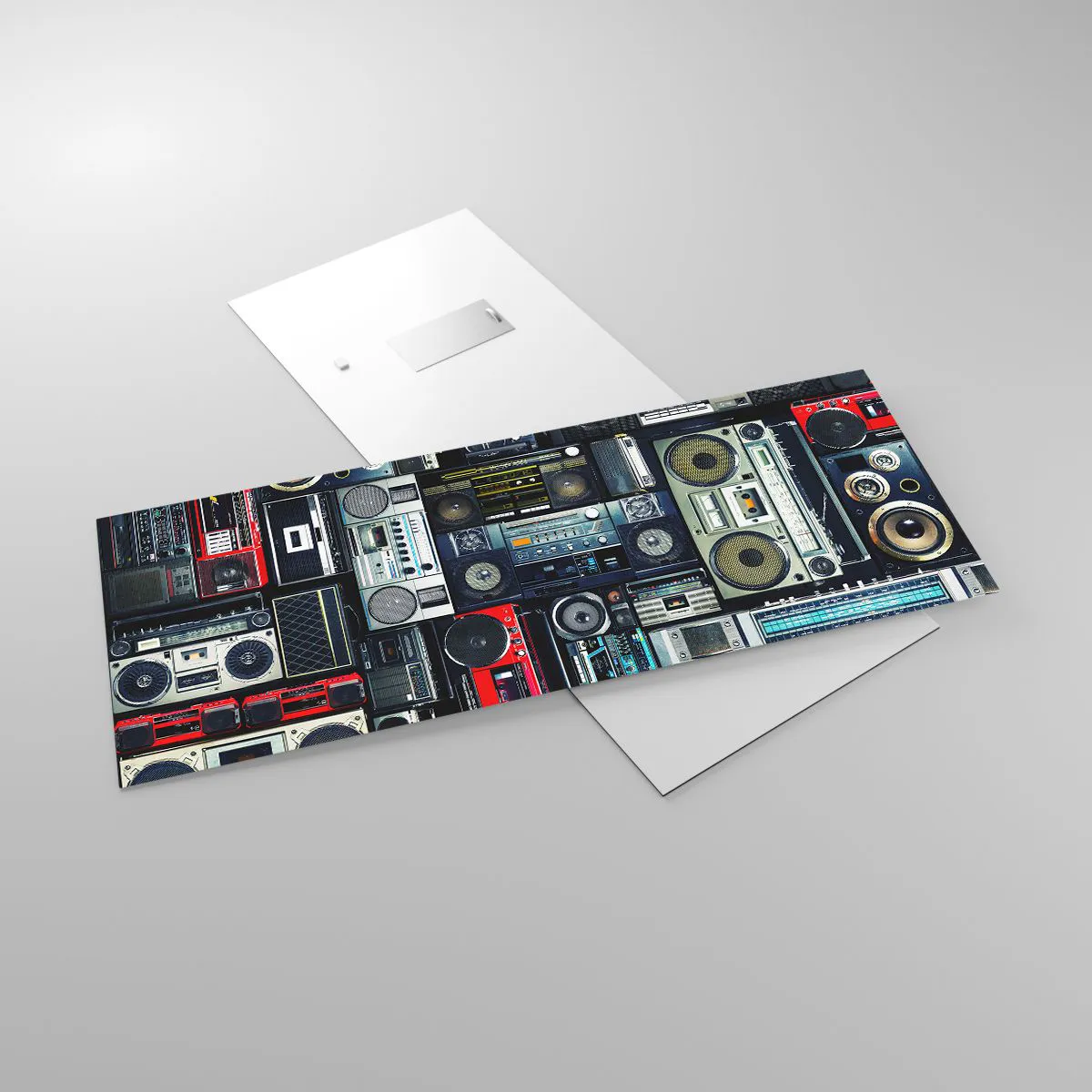 Obraz na skle - Túžba po 80. rokoch - 100x40 cm