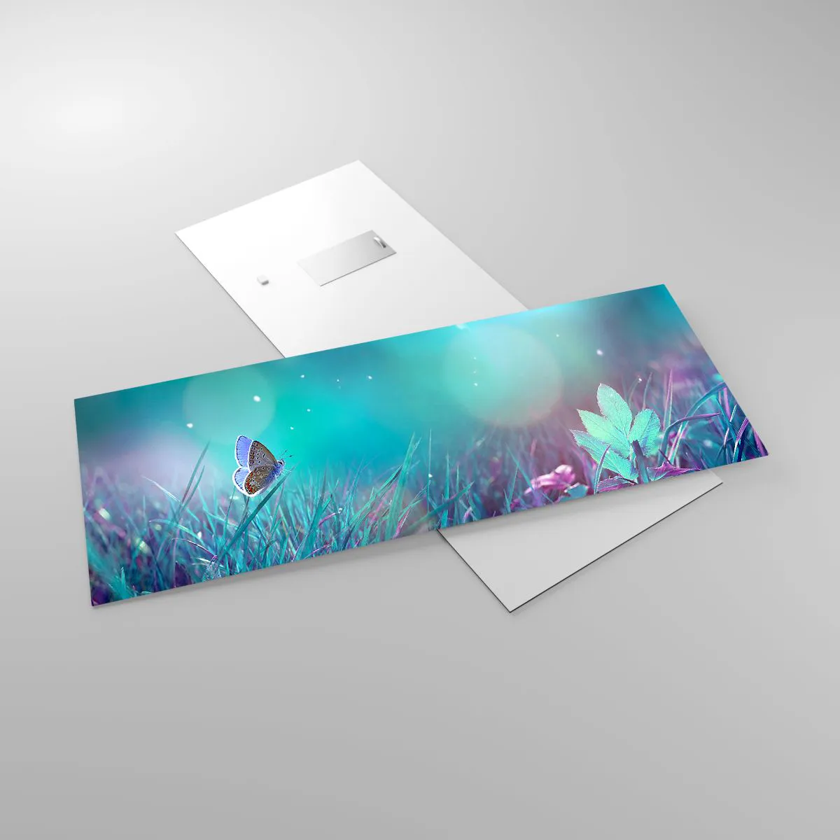 Obraz na szkle - Sekretne życie łąki - 100x40 cm