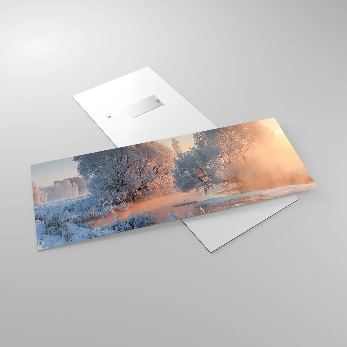 Obraz na szkle - Wszystko w słonecznym lśni krysztale - 100x40 cm