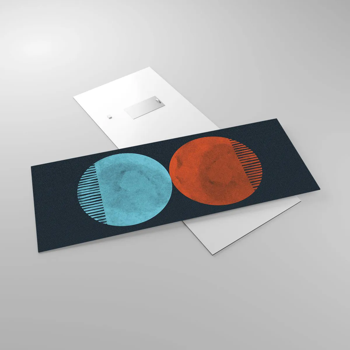 Üveg kép - Csak a geometria? - 100x40 cm