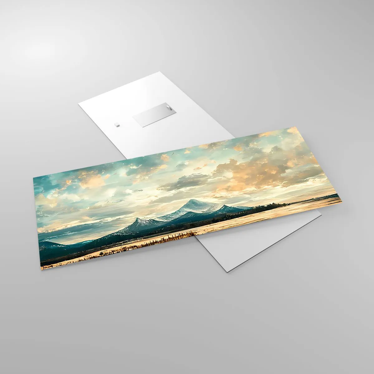 Glass picture - Under Heaven's Protection - 100x40 cm