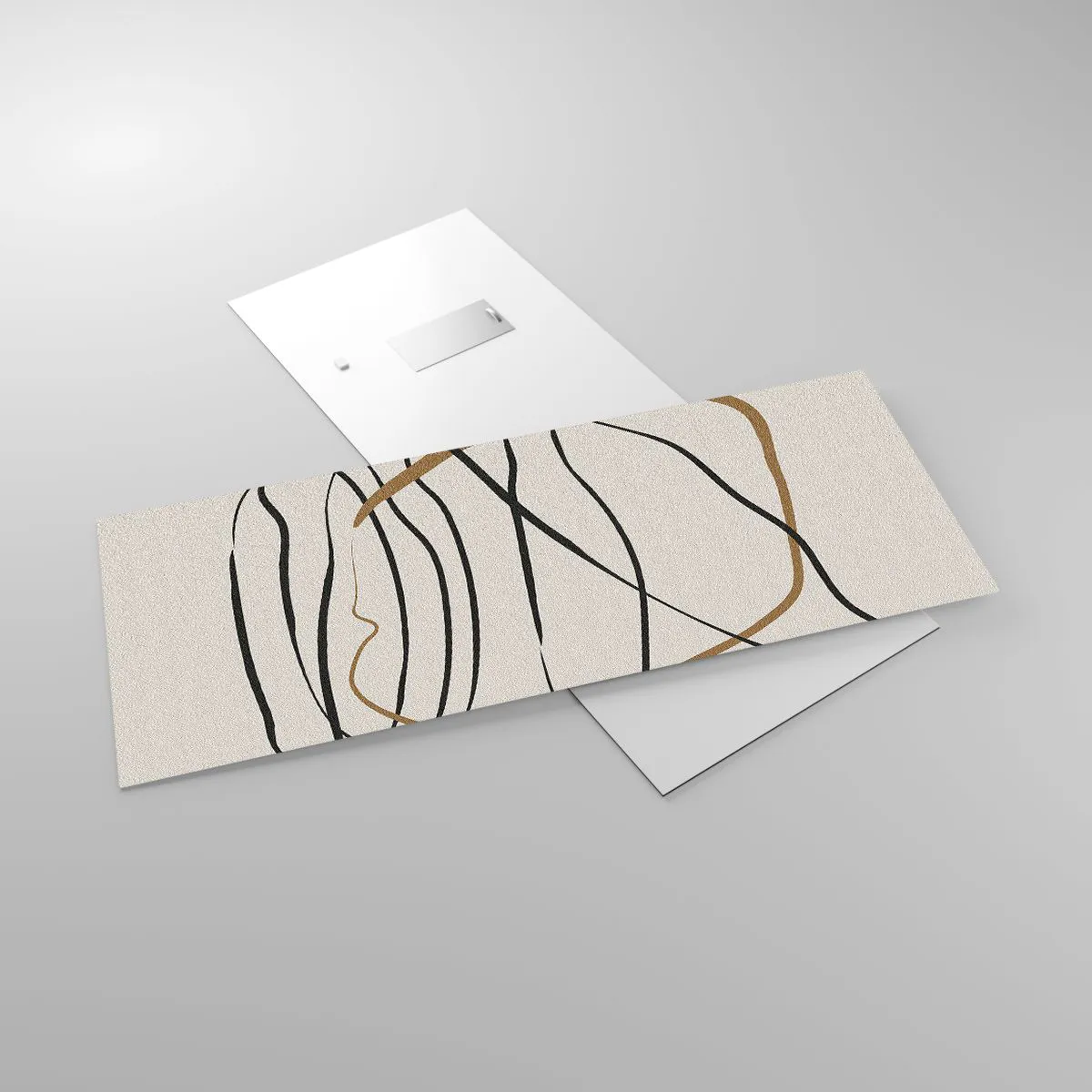 Obraz na szkle - Kompozycja – taniec opętaniec - 100x40 cm