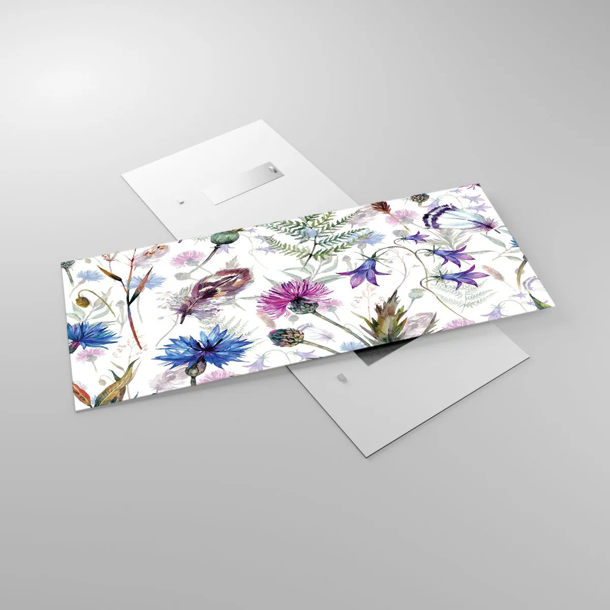 Üveg kép - Lengyel herbárium - 120x50 cm