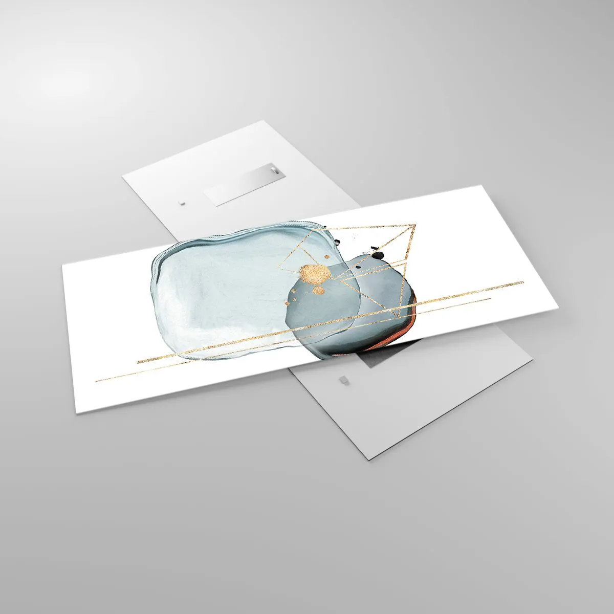 Obraz na skle - Studie kapky - 120x50 cm