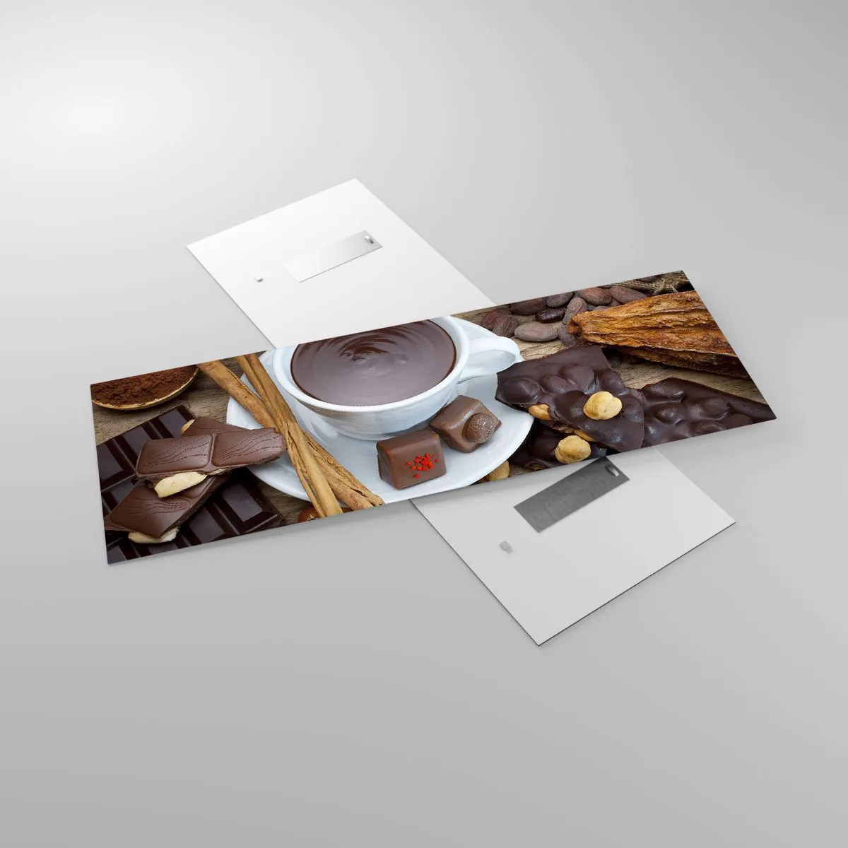 Glass picture - From a Fairytale Factory of Chocolate - 140x50 cm