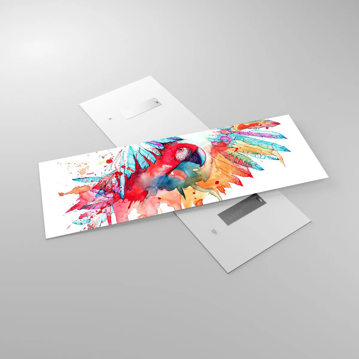 Quadro em vidro - . - 140x50 cm