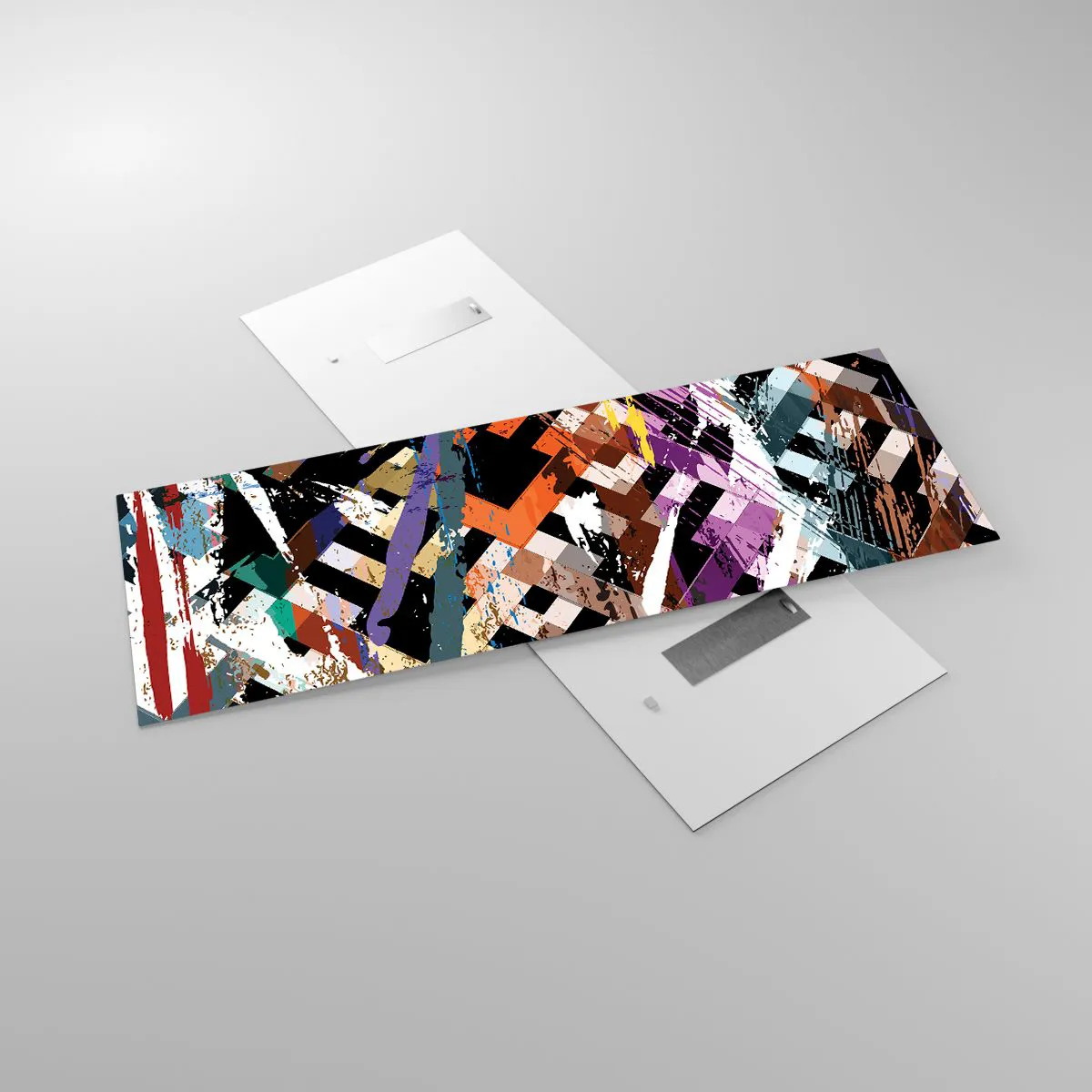 Schilderen op glas - Tot de tweede macht verheven - 140x50 cm