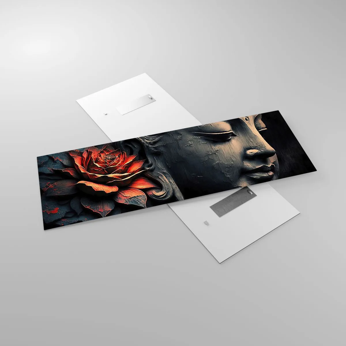 Schilderen op glas - In harmonie met de wereld - 140x50 cm