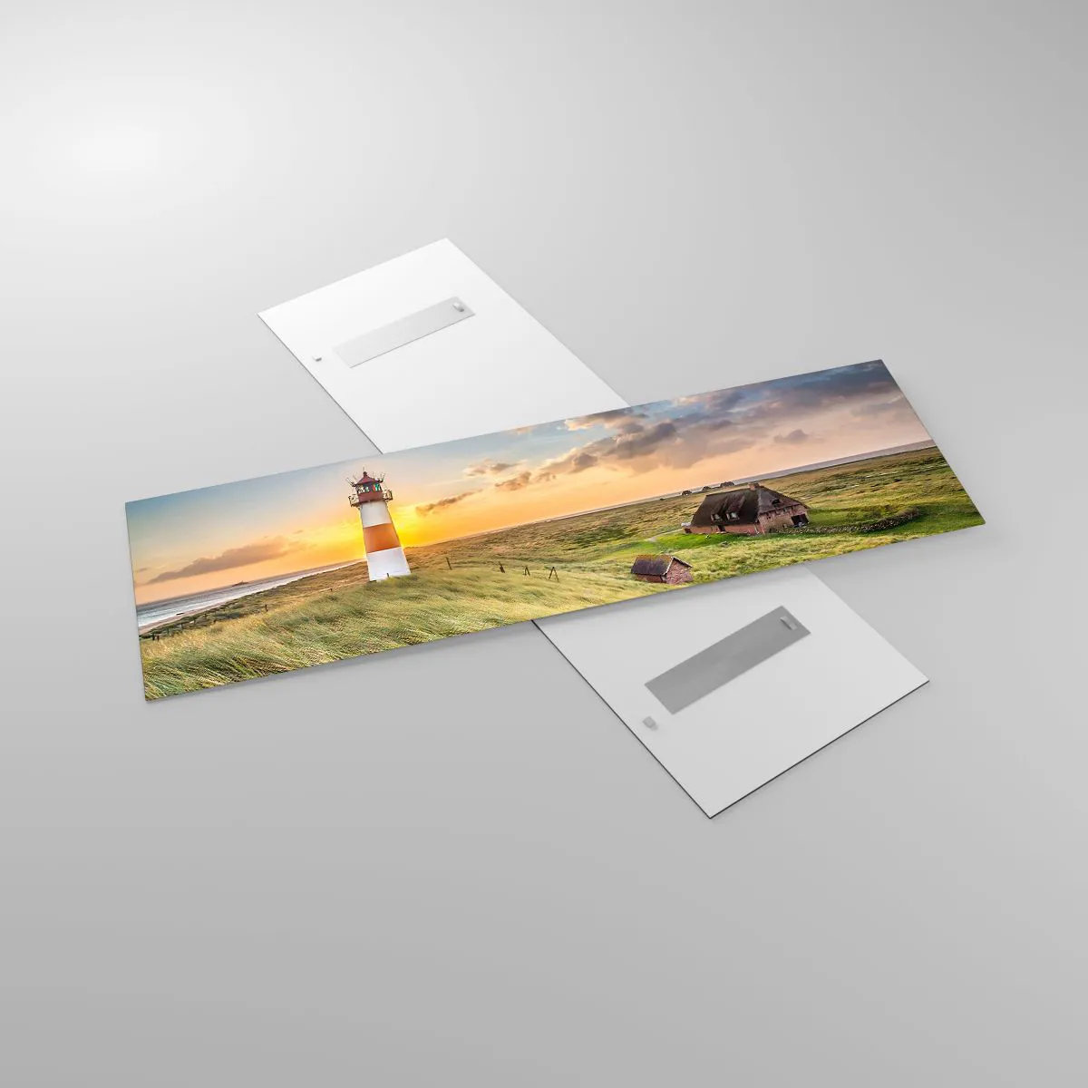 Quadro em vidro - Entre as ondas - 160x50 cm