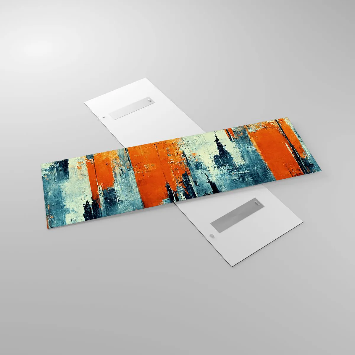 Tablou pe sticlă - Peisaj modern - 160x50 cm