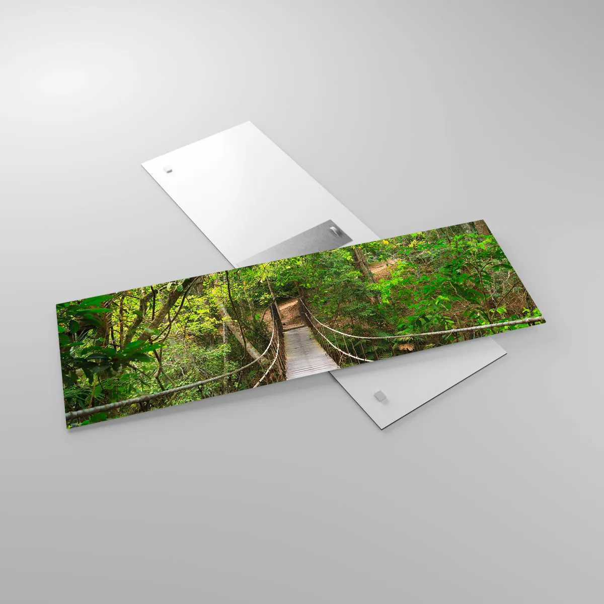 Schilderen op glas - Want er staat een klimplant in de tuin - 90x30 cm