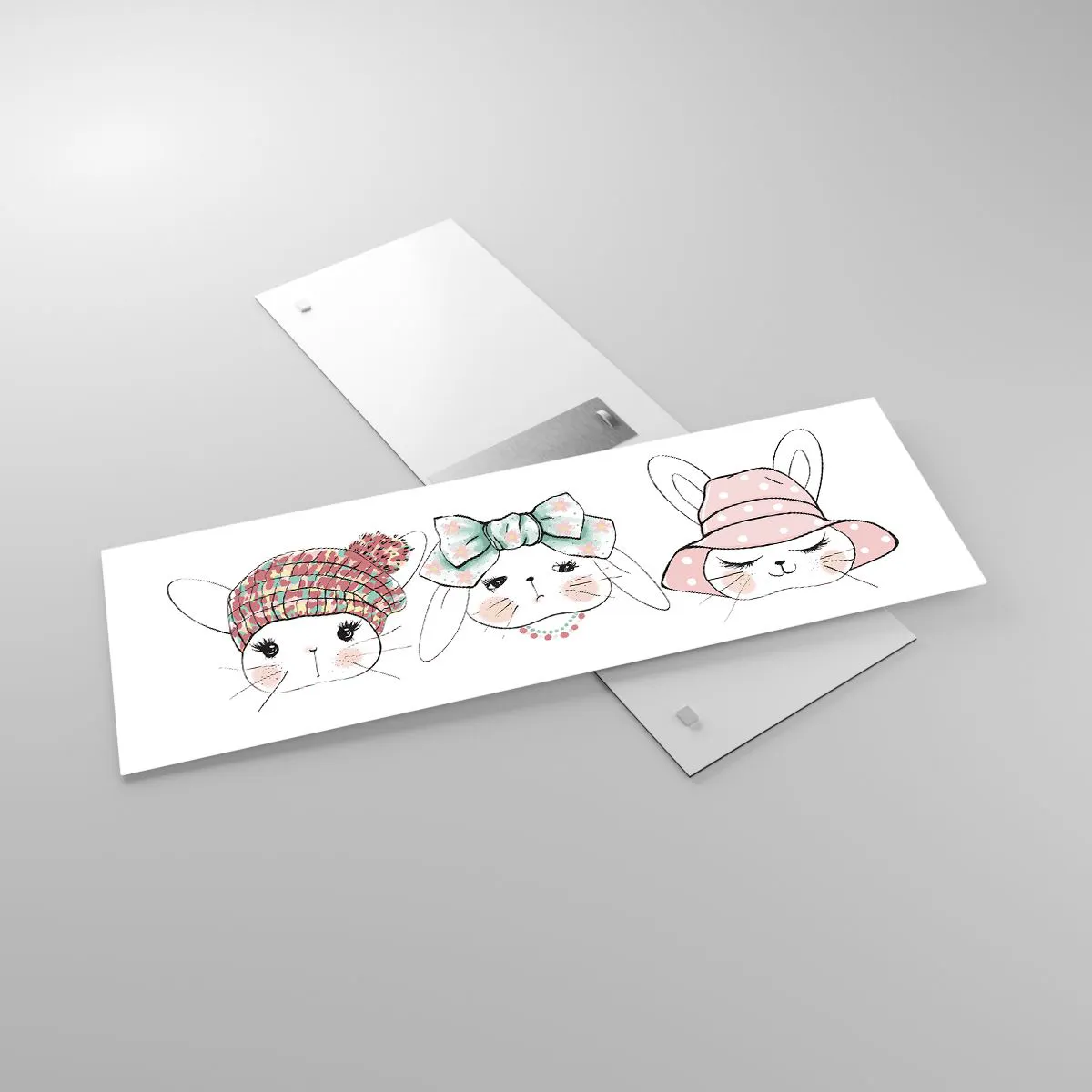 Impression sur verre - Image sur verre - Pensif, triste, satisfait - 90x30 cm