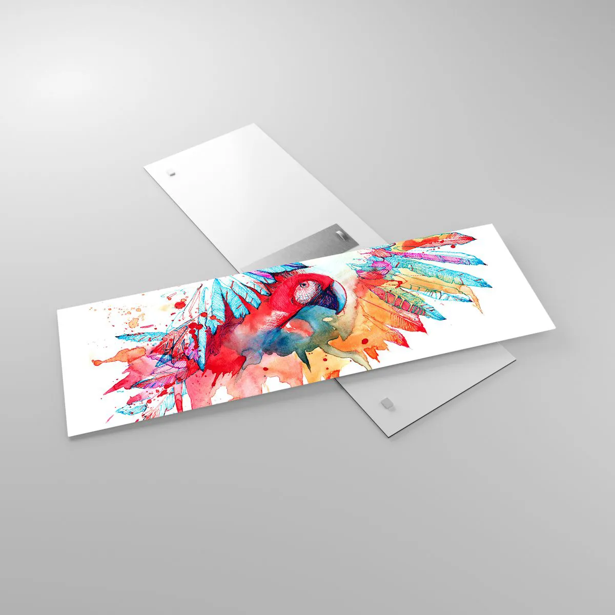 Tablou pe sticlă - . - 90x30 cm