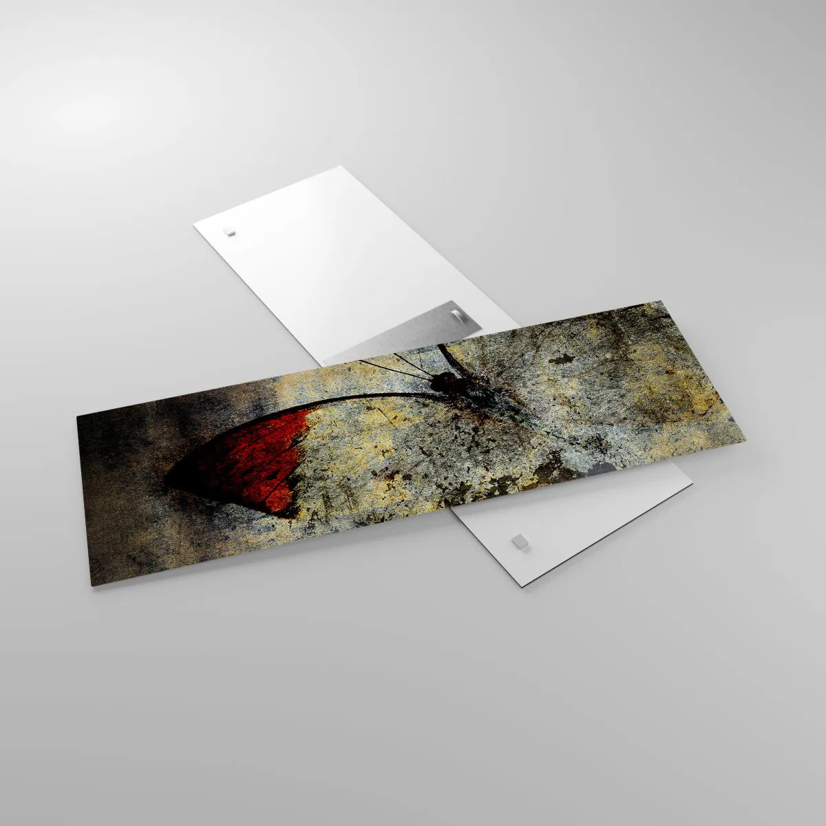 Obraz na skle - Podívej se, než zmizím - 90x30 cm