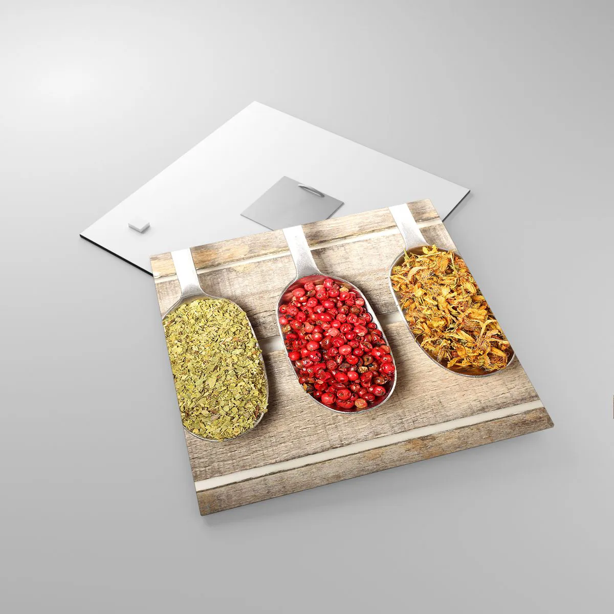 Üveg kép - Konyhai varázslat - 30x30 cm