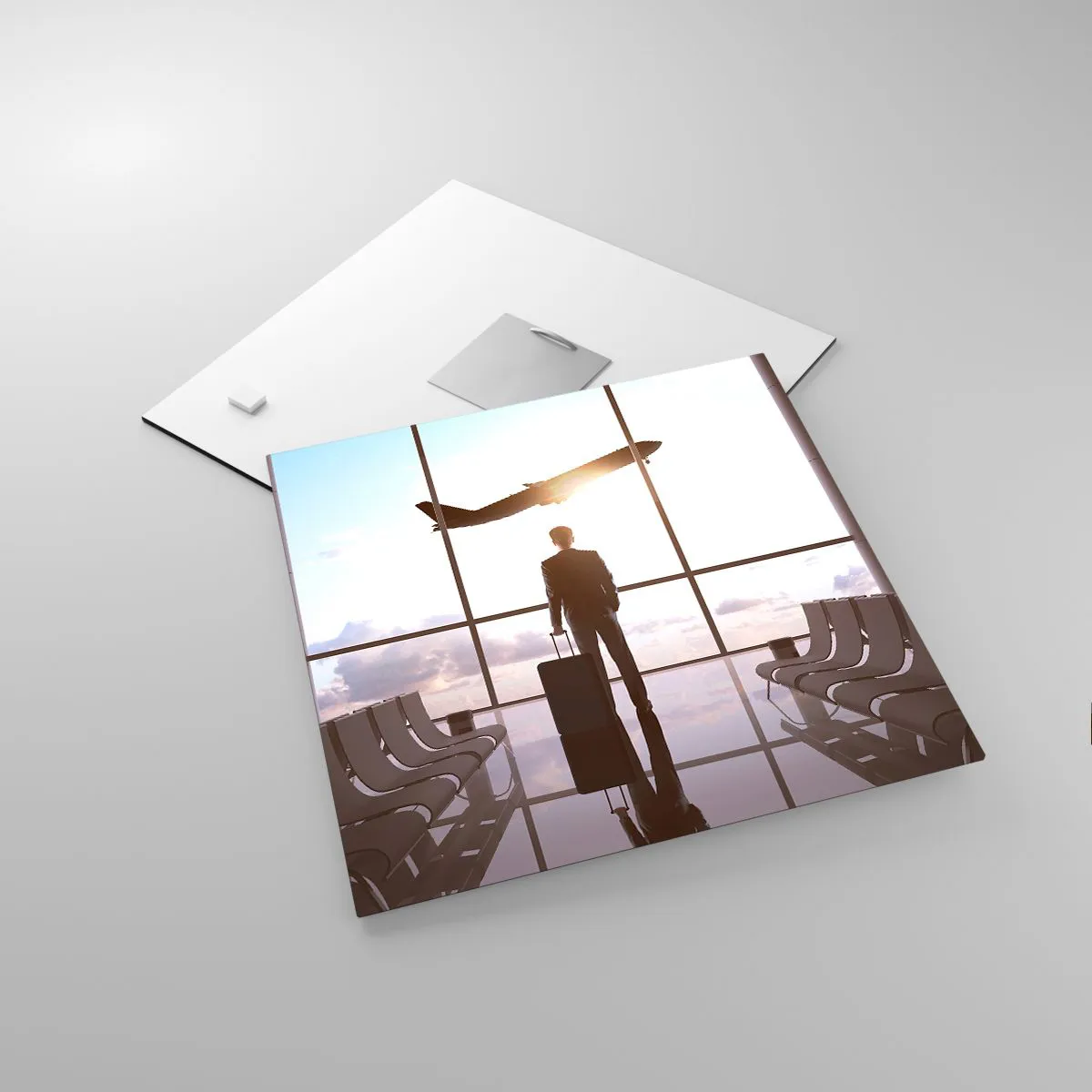 Glasbild - Bild auf glas - Du hast Zeit, lass dir Zeit - 30x30 cm