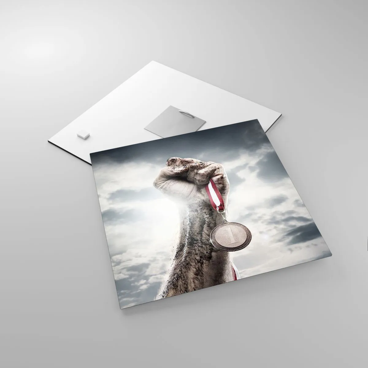 Obraz na skle - Per aspera ad astra - 30x30 cm