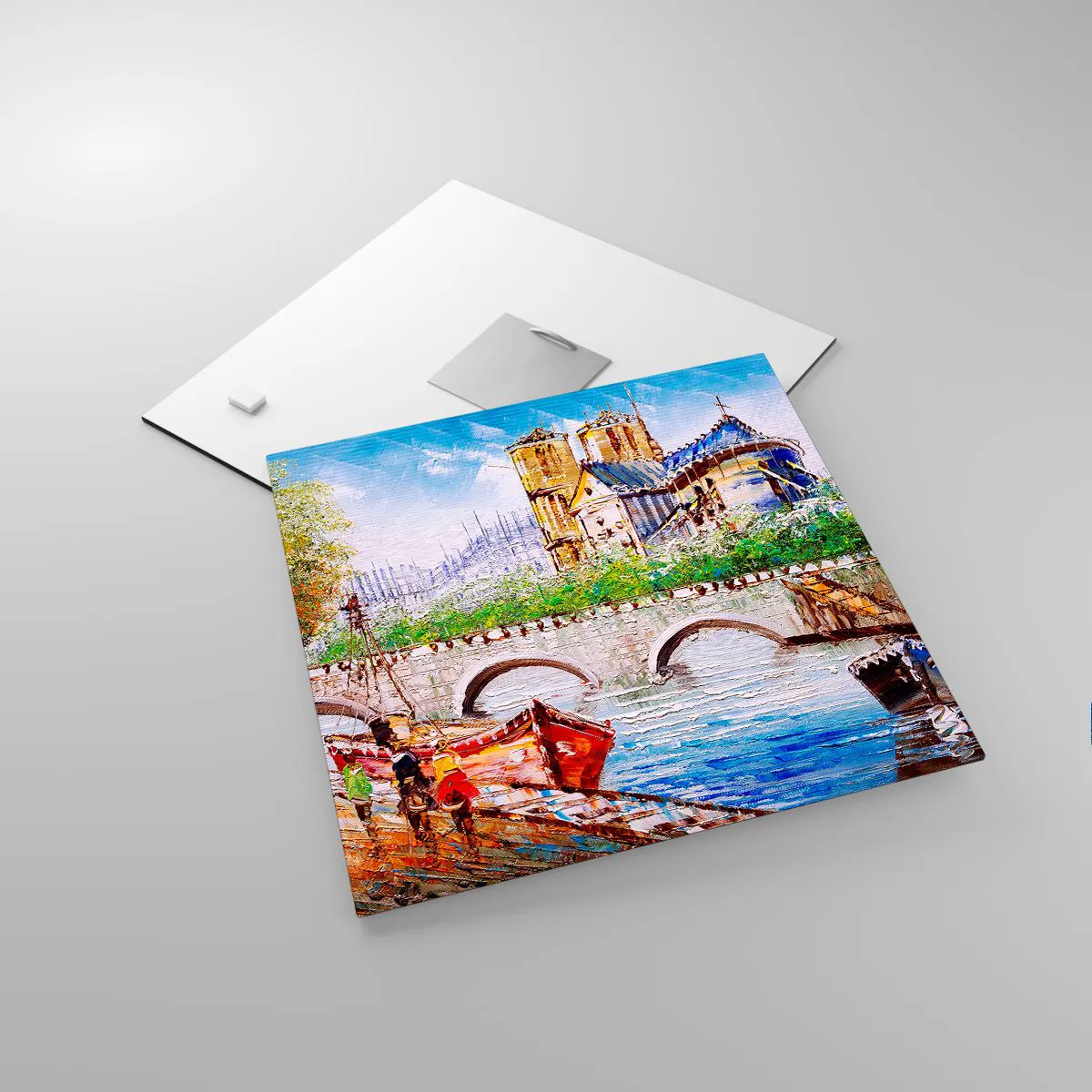 Cuadro sobre vidrio - Impresiones sobre Vidrio - Su tiempo nunca pasa - 30x30 cm