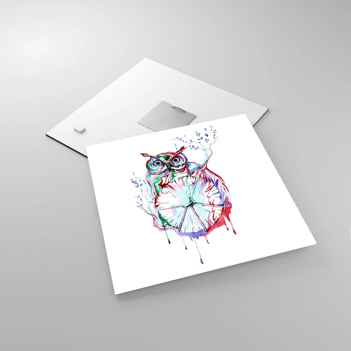 Glass picture - Wise by Nature - 30x30 cm