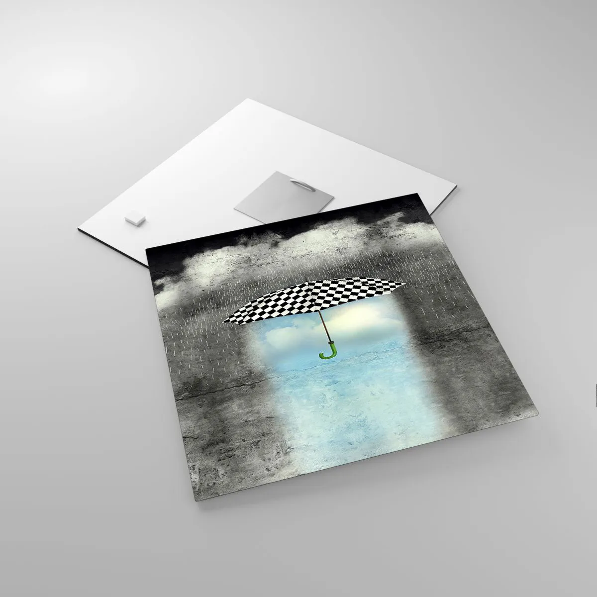 Impression sur verre - Image sur verre - Et pourtant c'est possible - 30x30 cm