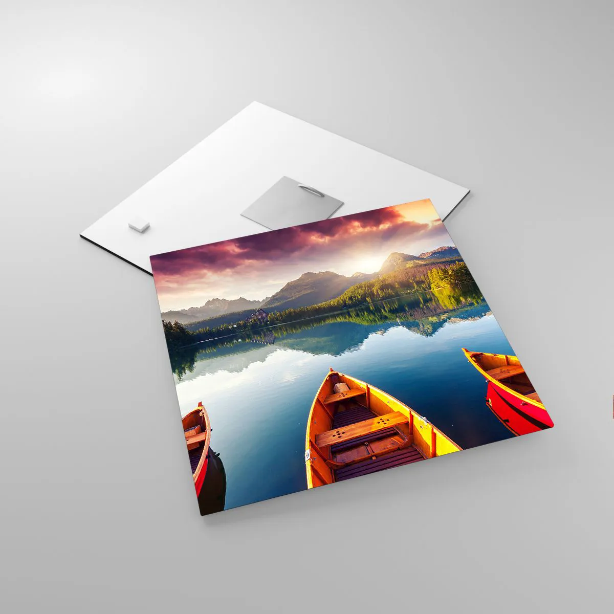 Quadro su vetro - Niente contro natura - 30x30 cm