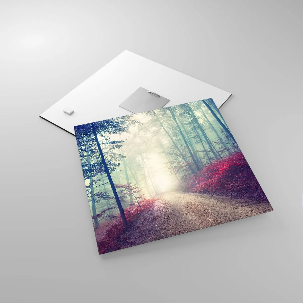 Obraz na skle - Je dobře vstát s východem slunce - 30x30 cm