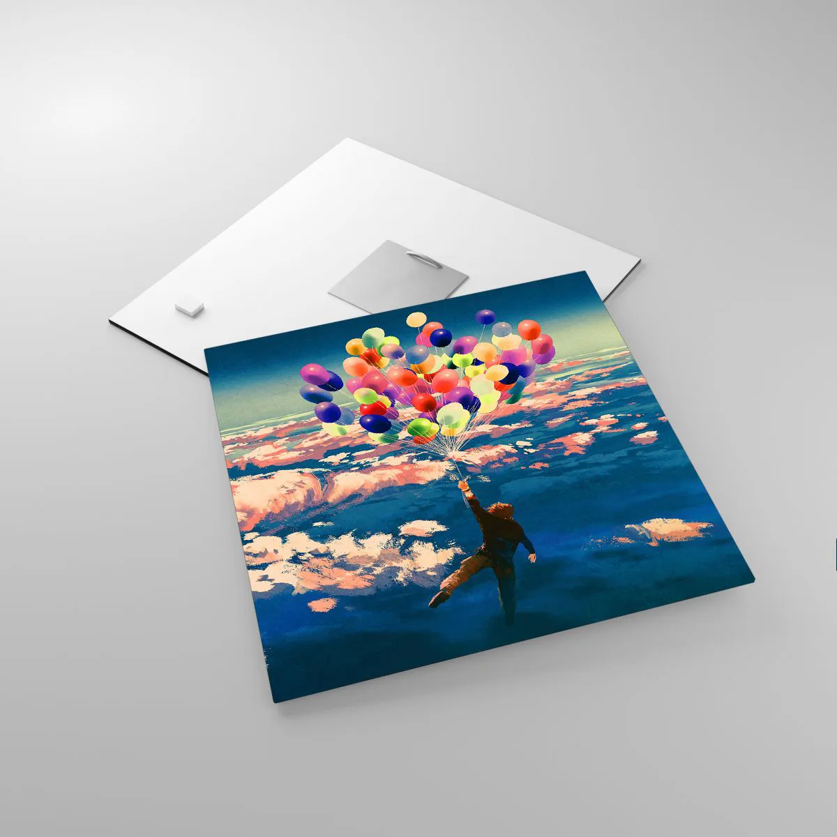 Glastavla - Bild på glas - Uppfylld barndomsdröm - 30x30 cm