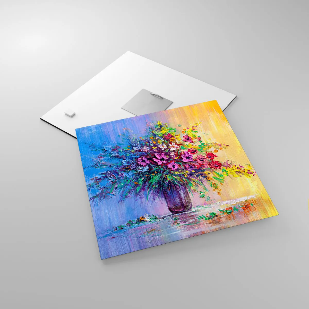 Obraz na skle - Dar letní louky - 30x30 cm