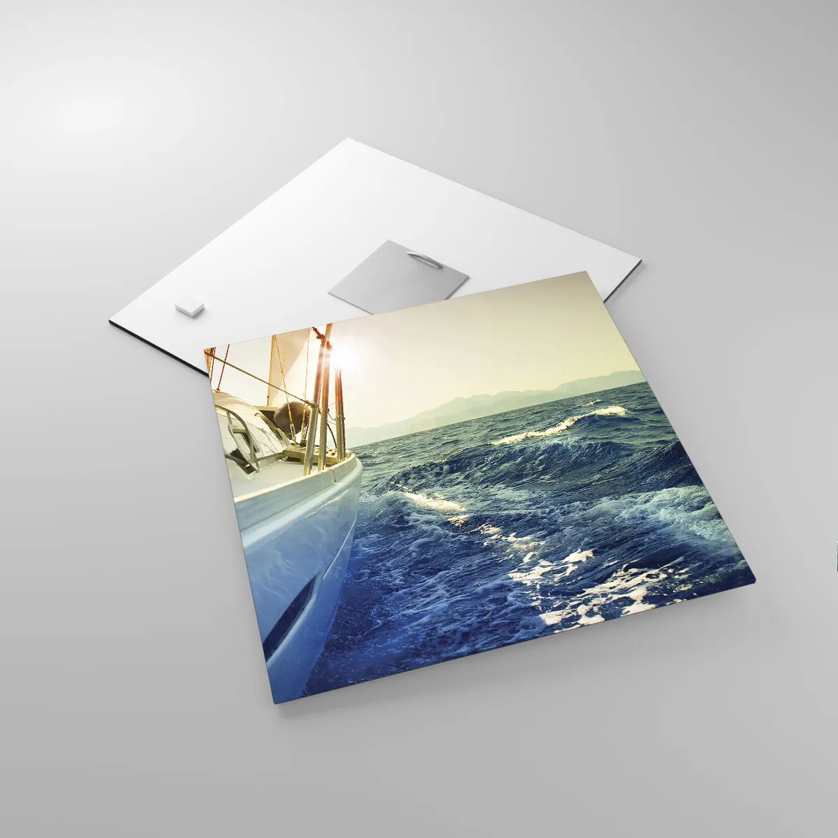 Impression sur verre - Image sur verre - Suite à l'aventure - 30x30 cm