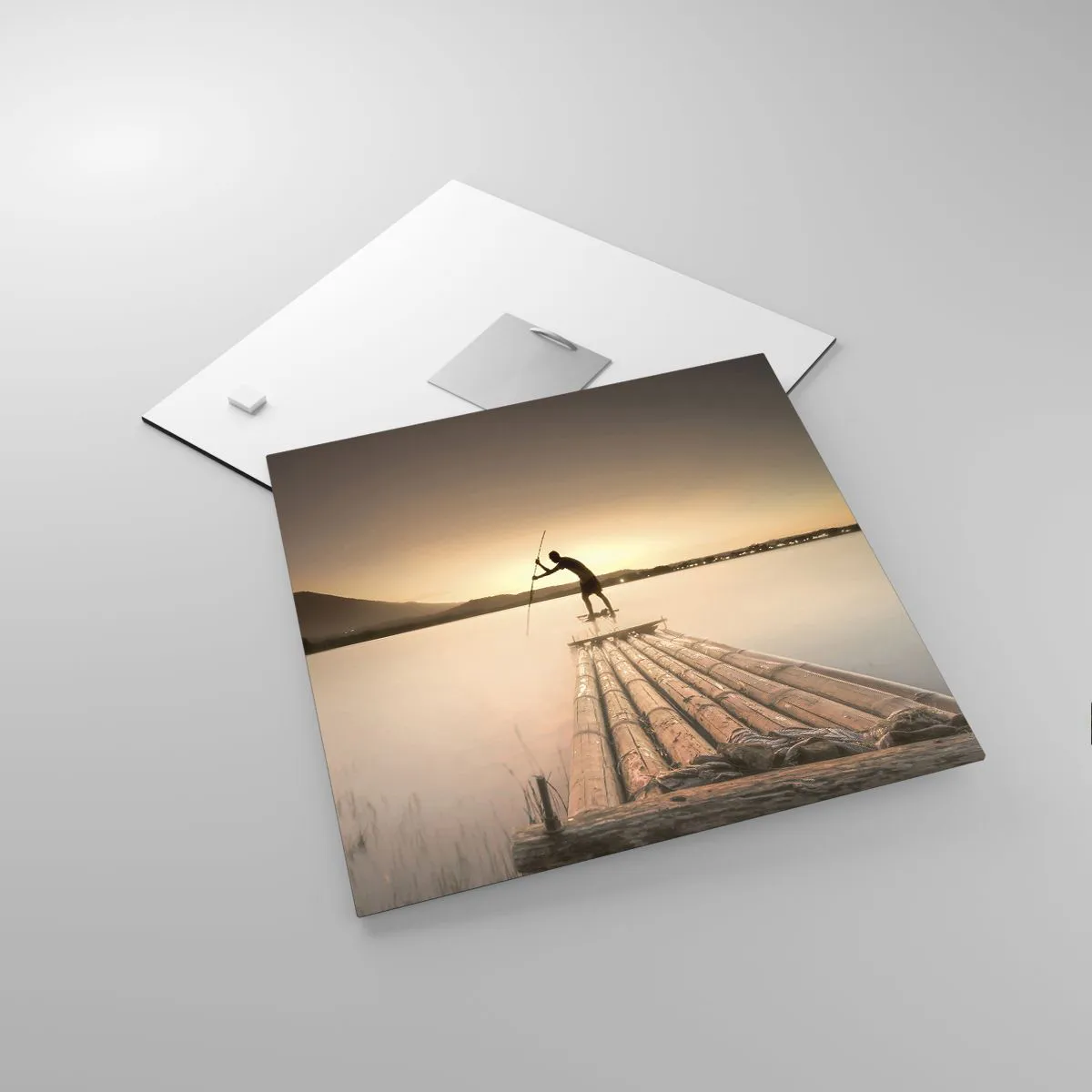 Impression sur verre - Image sur verre - Avant la fin du jour - 30x30 cm