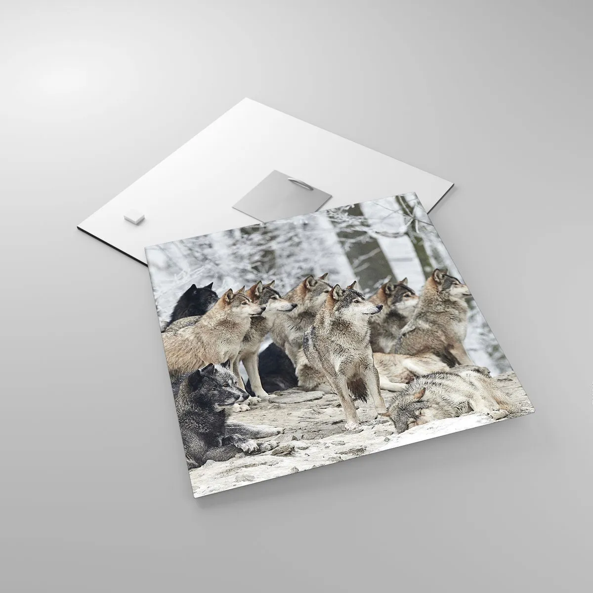 Schilderen op glas - Familie en vrienden - 30x30 cm