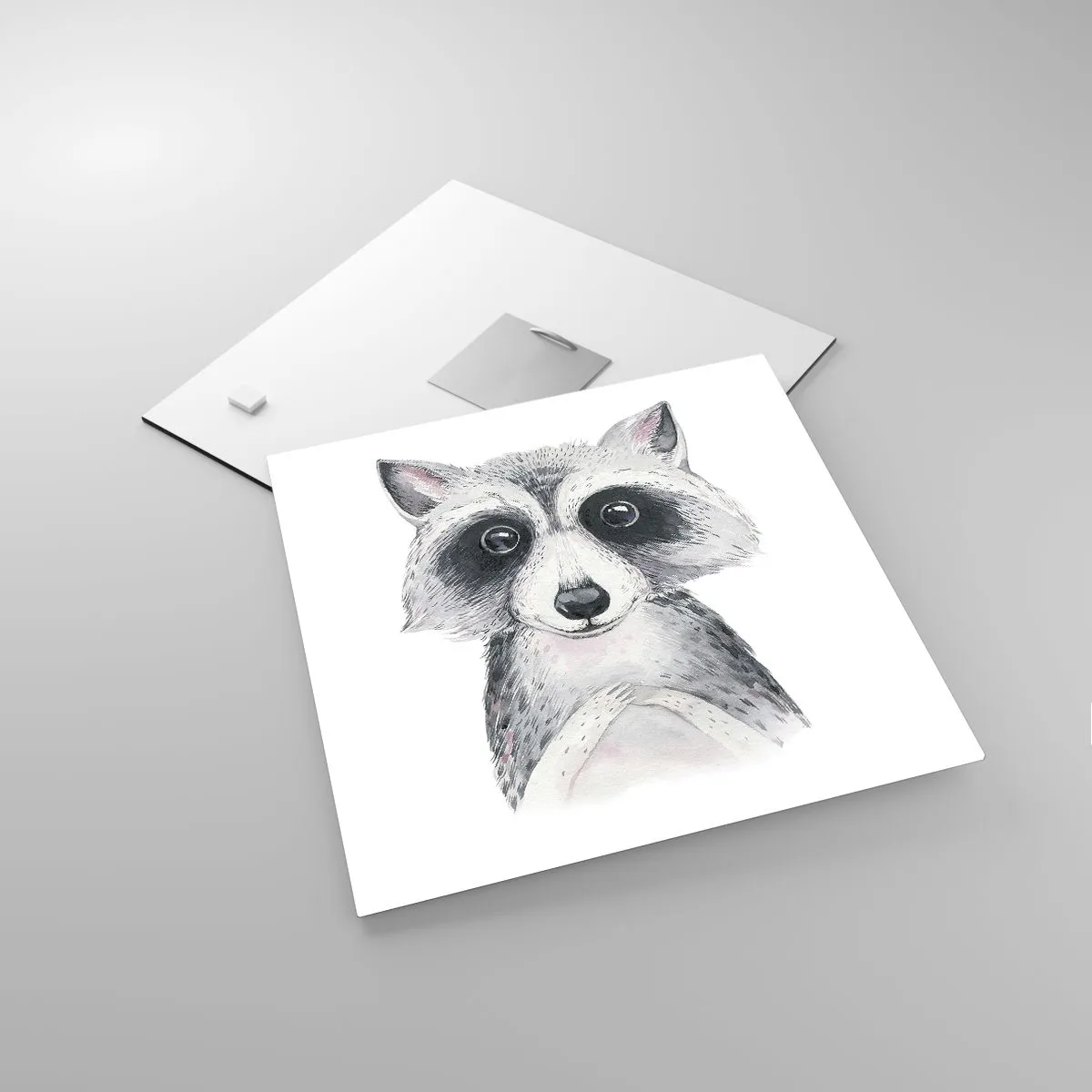 Quadro su vetro - Un attimo di commozione - 30x30 cm