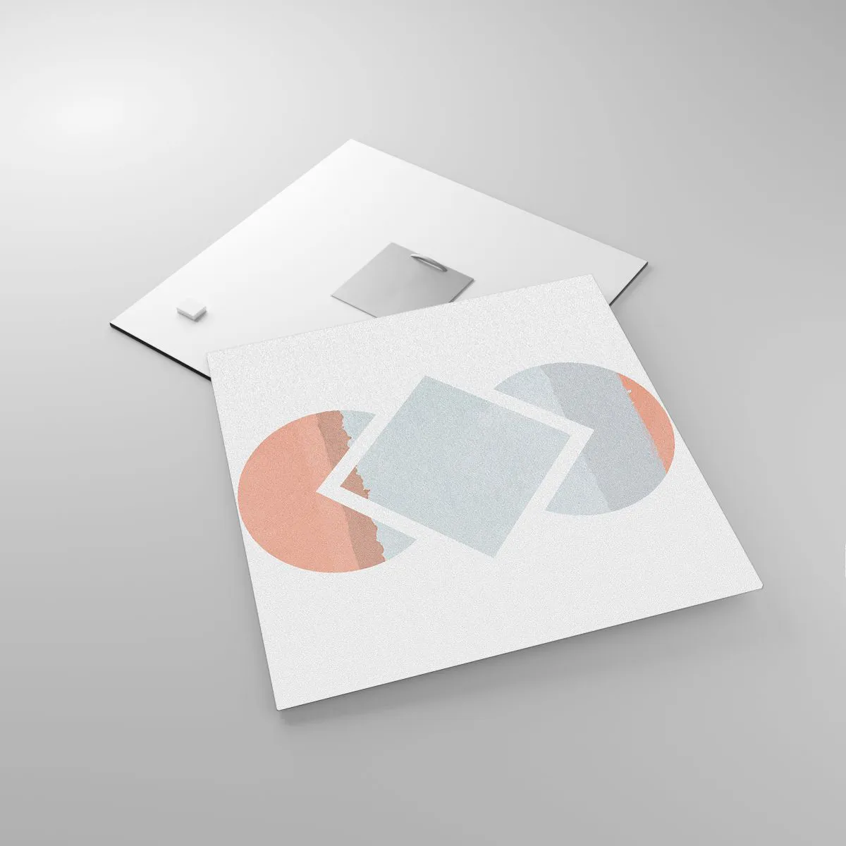 Obraz na skle - Situácia je jasná - 30x30 cm