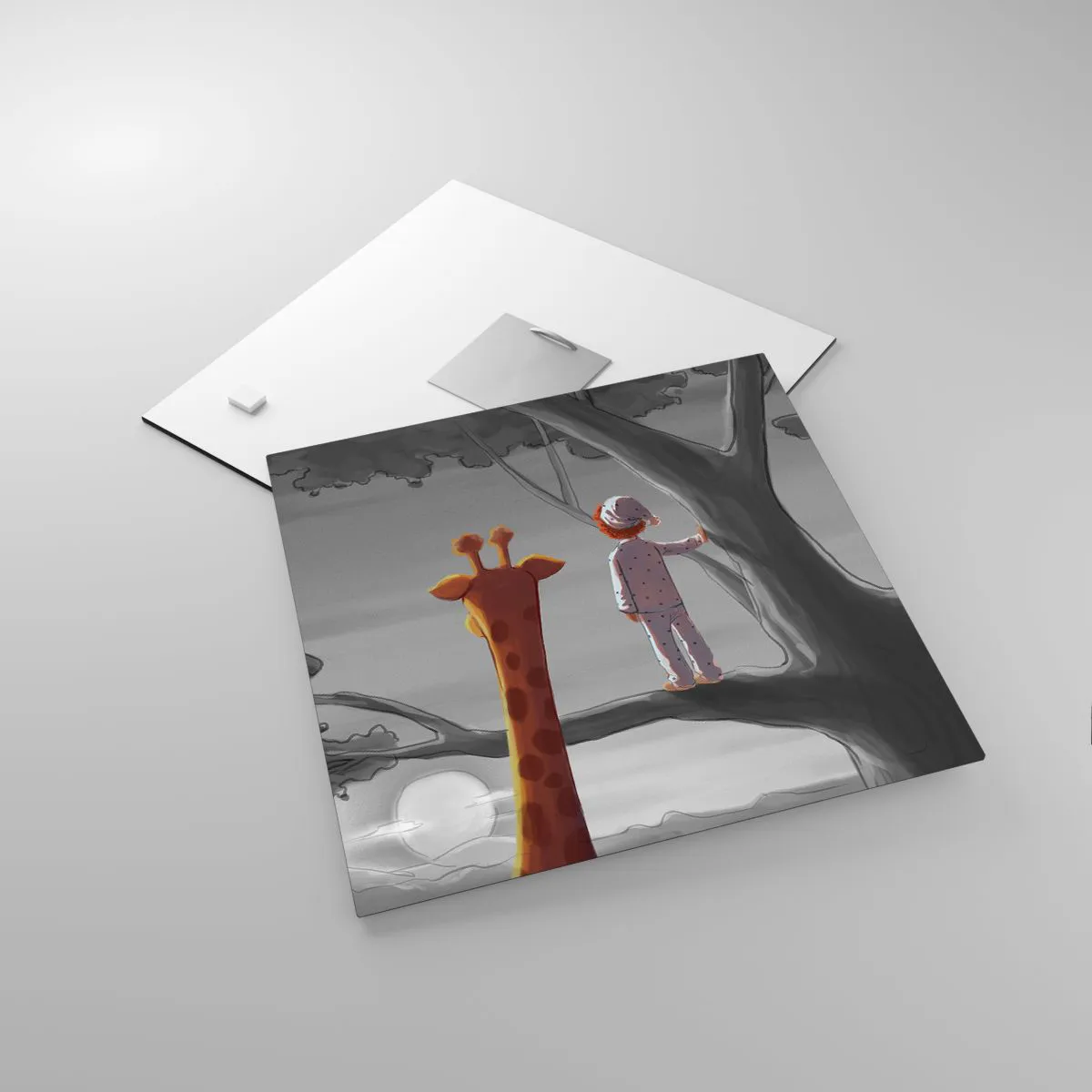 Üveg kép - Ez tényleg történik - 30x30 cm