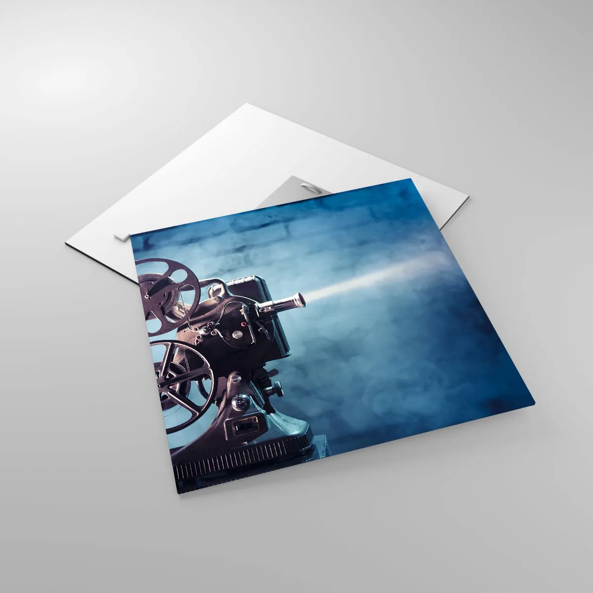 Obraz na szkle - W starym kinie - 40x40 cm