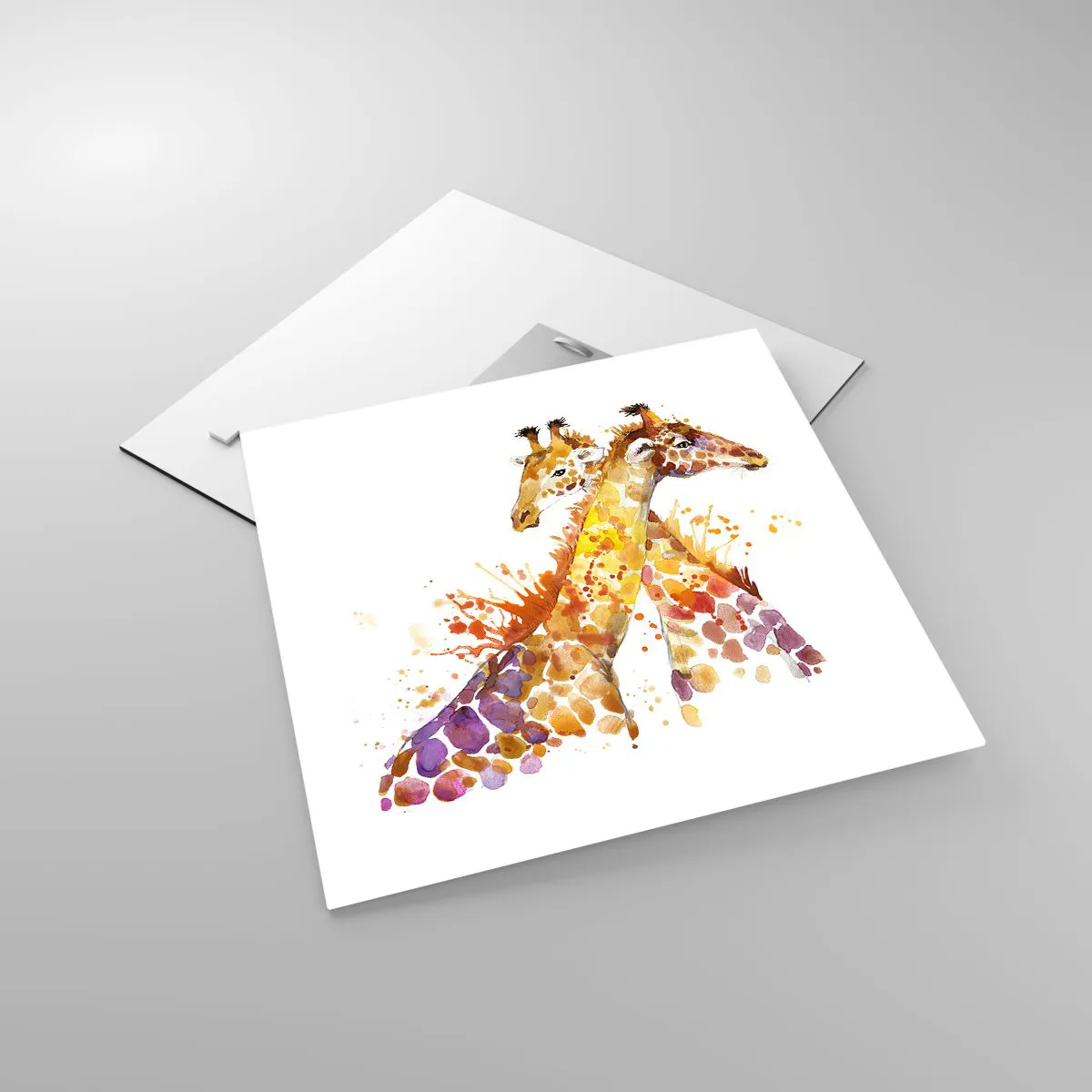 Tablou pe sticlă - Prietenie sau dragoste - 40x40 cm